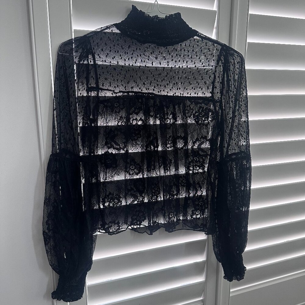 Sheer Lace Top (M)